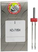 Twin Needles Hzx705h in a brown Organ Needle package