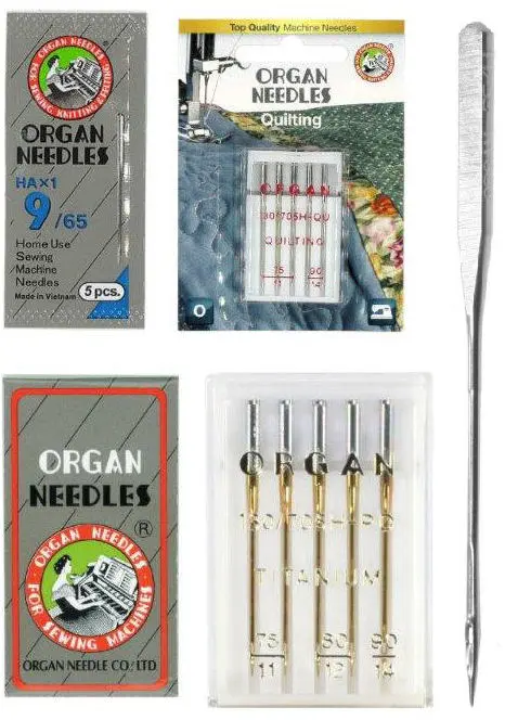 Diamond Needle Corp. Domestic Flat Shank Needles, Organ Blister Pack  Needles Domestic Flat Shank Needles